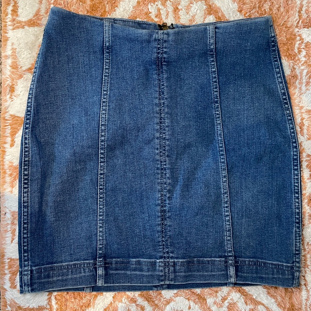 Free people Modern Femme Denim Mini Skirt, Size 4